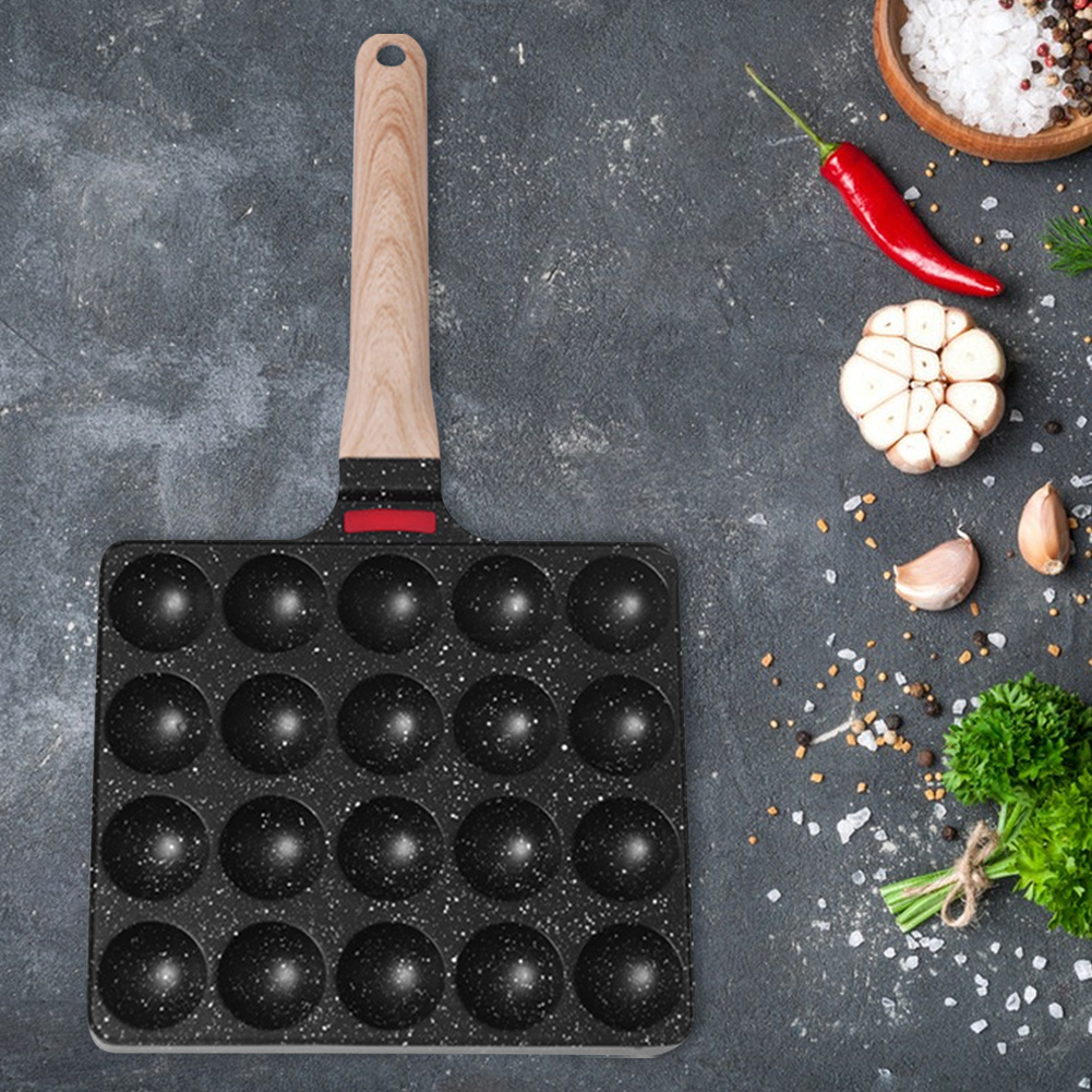 Takoyaki Grill Plate - Padella Antiaderente per Takoyaki con 20