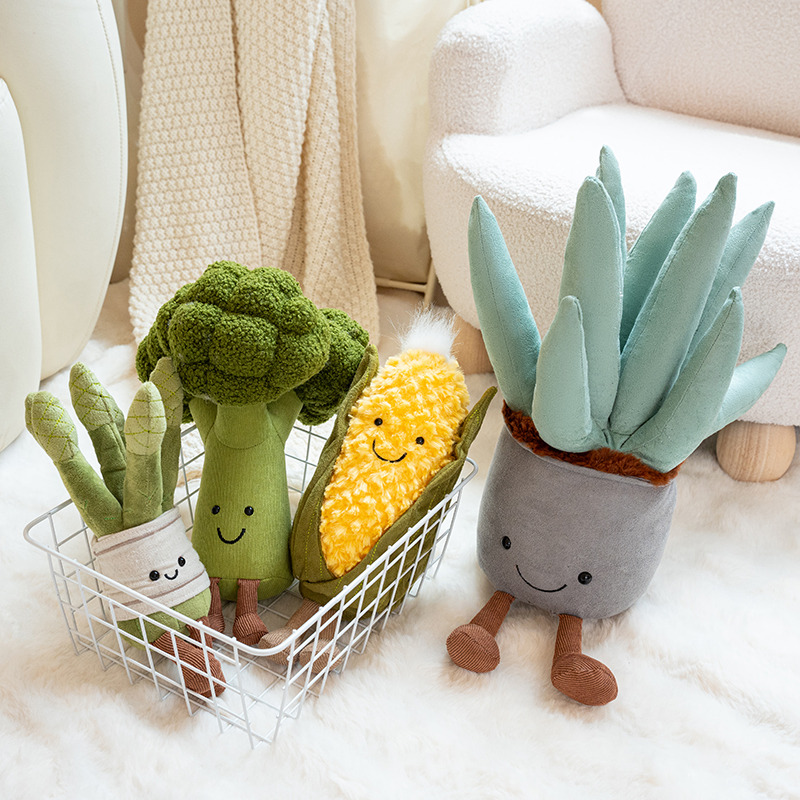 Corn Dog Stick - Peluche con Molti Design: Broccoli, Mais,