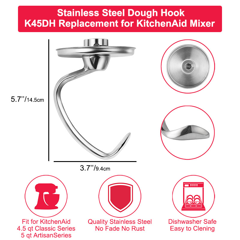 Gancio per impastare in acciai - Kitchenaid Mixer Hand Mixer recensione e prezzo