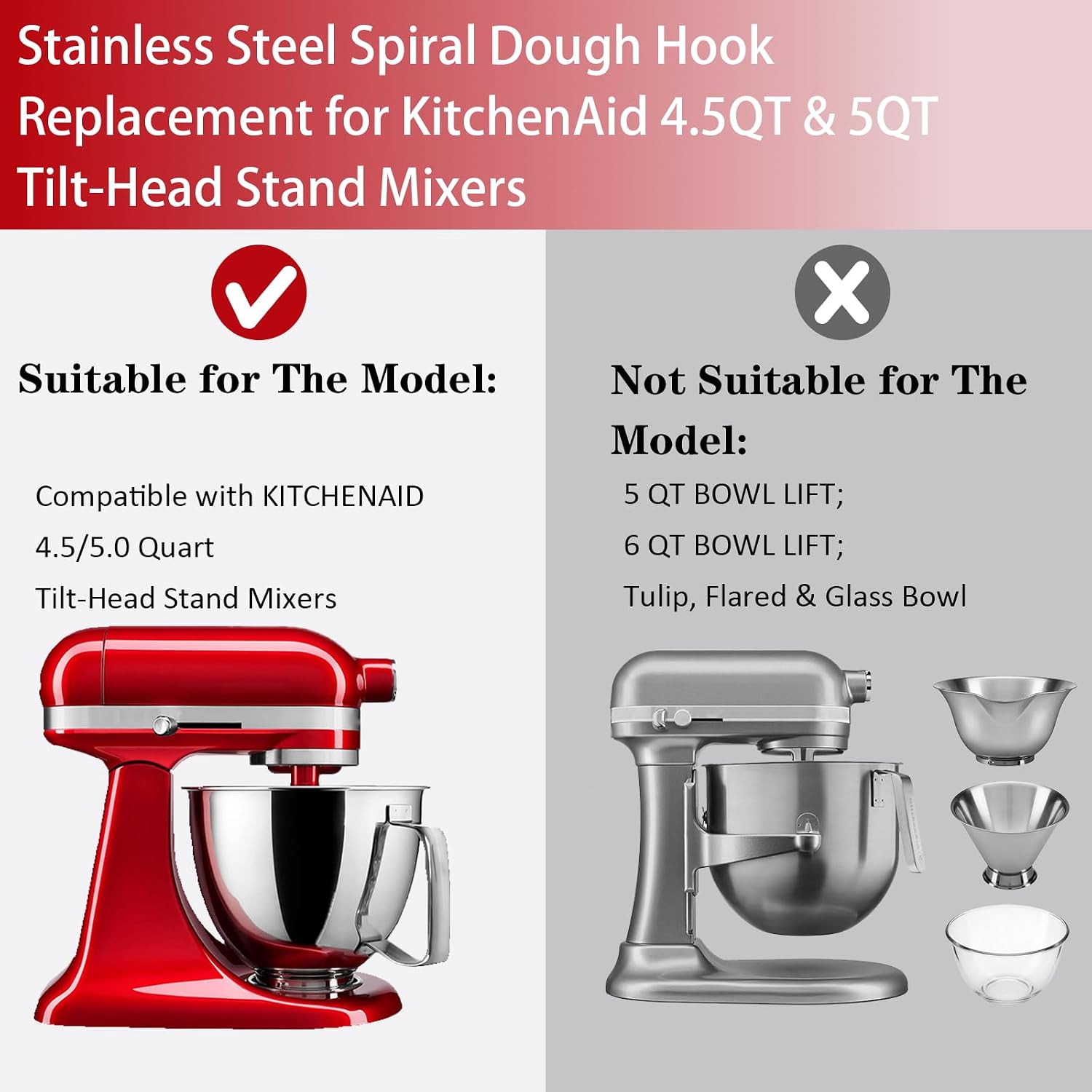Gancio per Impastare a Spirale - Kitchenaid Mixer Hand Mixer recensione e prezzo