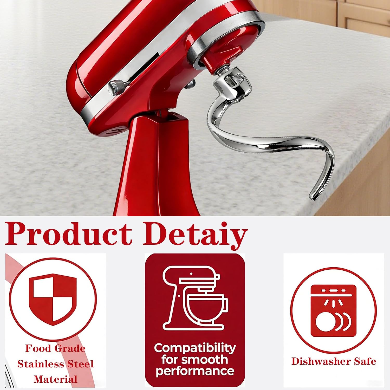 Gancio per Impastare a Spirale - Kitchenaid Mixer Hand Mixer recensione e prezzo