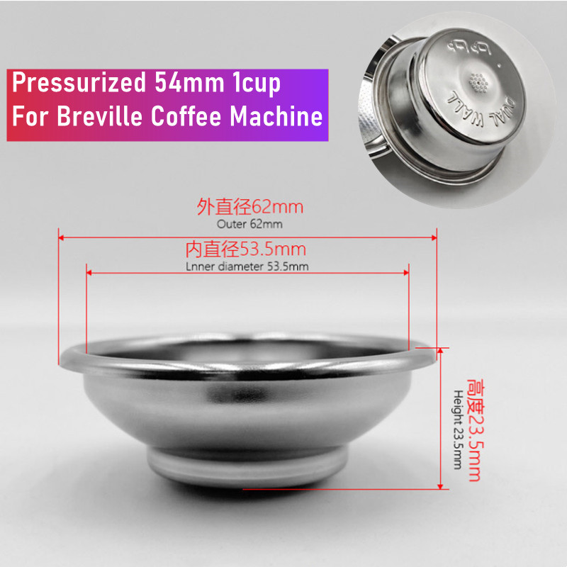 Cestello filtro pressurizzato  - Breville Espresso Bes870 recensione e prezzo
