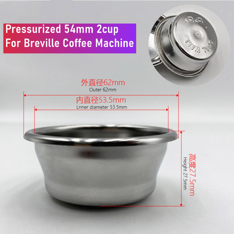 Cestello filtro pressurizzato  - Breville Espresso Bes870 recensione e prezzo