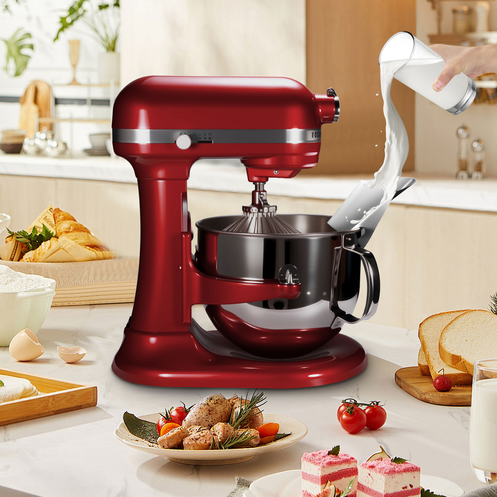 Protezione ribaltabile in acci - Kitchenaid Mixer Hand Mixer recensione e prezzo